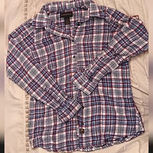 Flannel, button down shirt